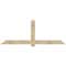 Ekena Millwork Eugene Rough Sawn Timber Gable Bracket, Douglas Fir, 96"W x 36"H x 4"D x 6"F, 9/12 Pitch GBW096X36X0406EUG00RDF - alternate 1